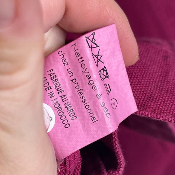 New Lafaurie DELAUNAY LIGHTWEIGHT CANVAS PAINTER'S JACKET in Purple sz M - Picture 9 of 9